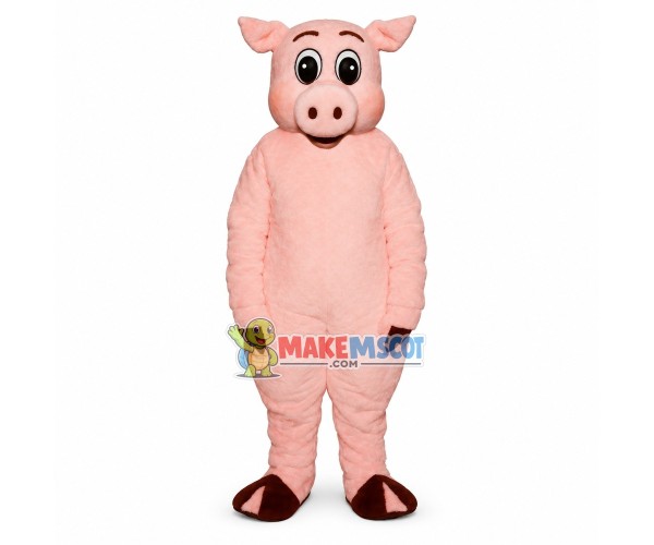 Adult Pig Mascot Costume Adult Pig Mascot Costume