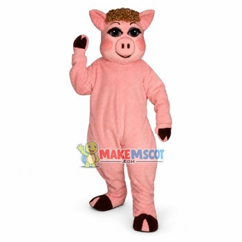 Lady Pig Mascot Costume	