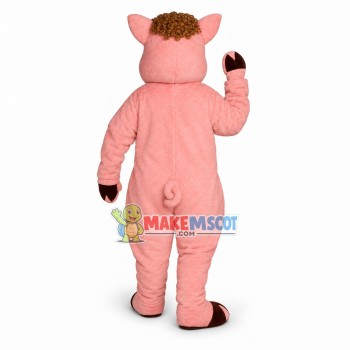 Lady Pig Mascot Costume Lady Pig Mascot Costume