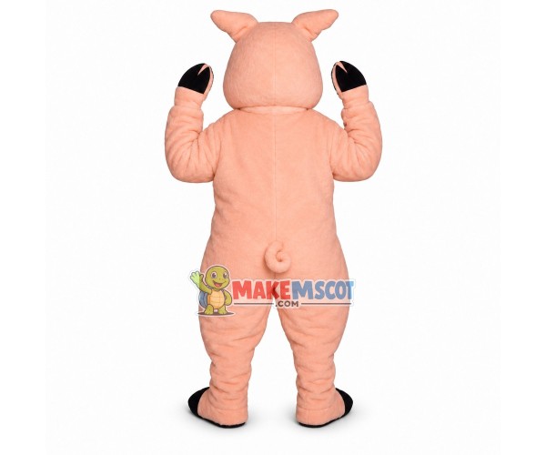 Smiling Pig Mascot Costume Smiling Pig Mascot Costume