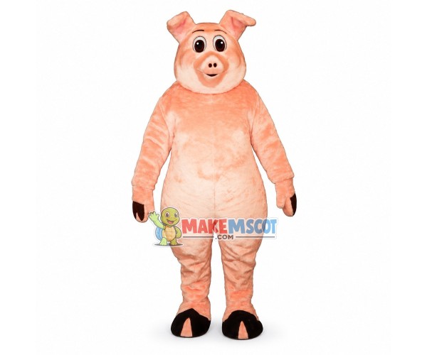 Fat Adult Pig Mascot Costume Fat Adult Pig Mascot Costume