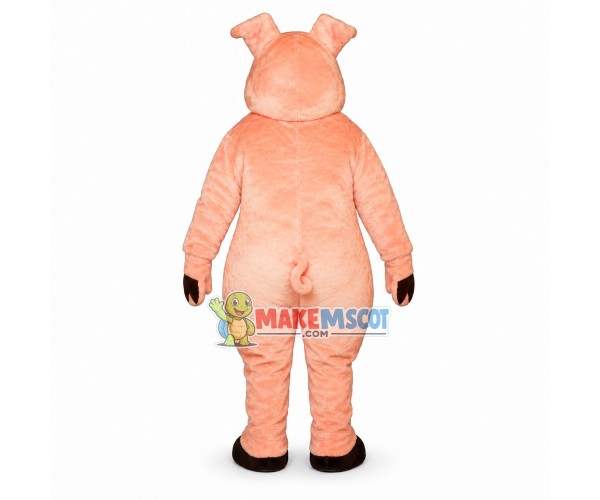 Fat Adult Pig Mascot Costume Fat Adult Pig Mascot Costume