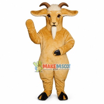 Light brown Goat Mascot Costume	