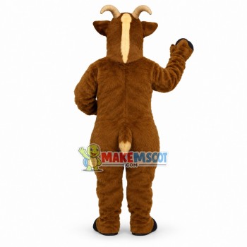 Brown Goat Mascot Costume Brown Goat Mascot Costume