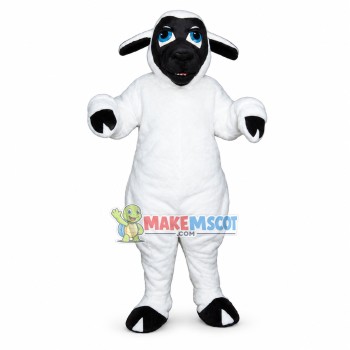Suffolk Sheep Mascot Costume Suffolk Sheep Mascot Costume