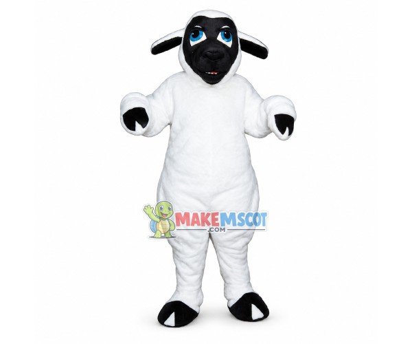 Suffolk Sheep Mascot Costume Suffolk Sheep Mascot Costume