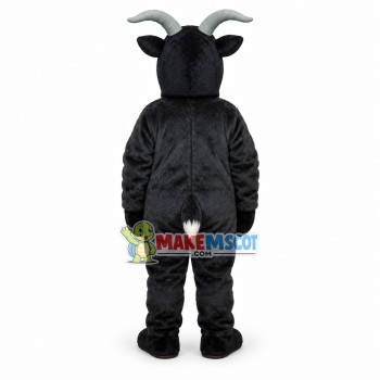Black Bengal Goat Mascot Costume Black Bengal Goat Mascot Costume
