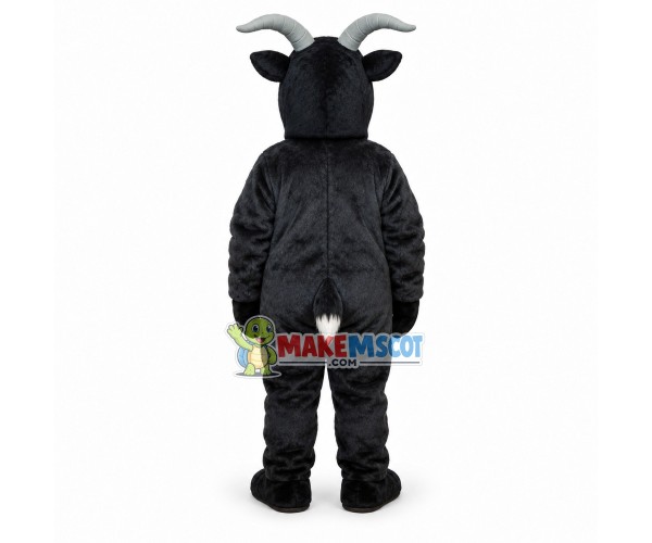 Black Bengal Goat Mascot Costume Black Bengal Goat Mascot Costume