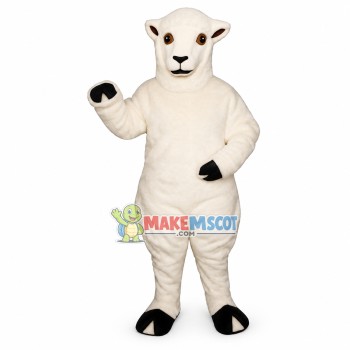 Australian White Sheep Mascot Costume Australian White Sheep Mascot Costume