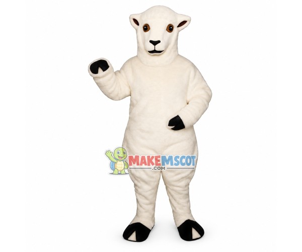 Australian White Sheep Mascot Costume	