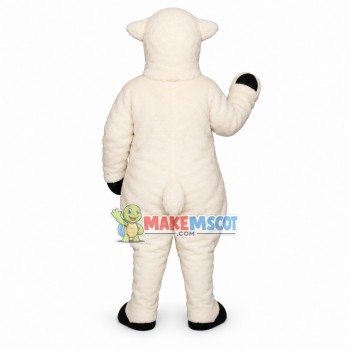 Australian White Sheep Mascot Costume Australian White Sheep Mascot Costume