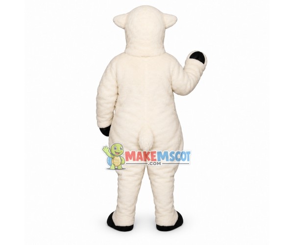 Australian White Sheep Mascot Costume Australian White Sheep Mascot Costume