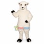 Australian White Sheep Mascot Costume	