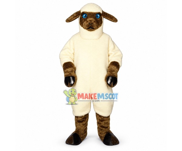 Swiss Sheep Mascot Costume Swiss Sheep Mascot Costume