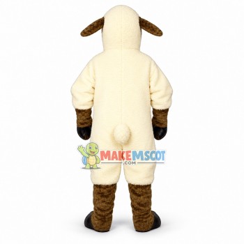 Swiss Sheep Mascot Costume Swiss Sheep Mascot Costume