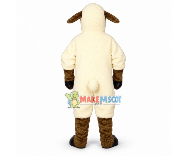 Swiss Sheep Mascot Costume Swiss Sheep Mascot Costume