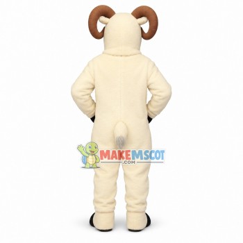 Old Dall Sheep Mascot Costume Old Dall Sheep Mascot Costume