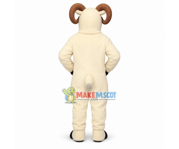 Old Dall Sheep Mascot Costume Old Dall Sheep Mascot Costume
