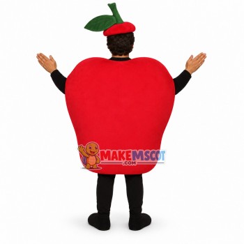 Deluxe Cartoon Red Delicious Apple Lightweight Mascot Costume Deluxe Cartoon Red Delicious Apple Lightweight Mascot Costume