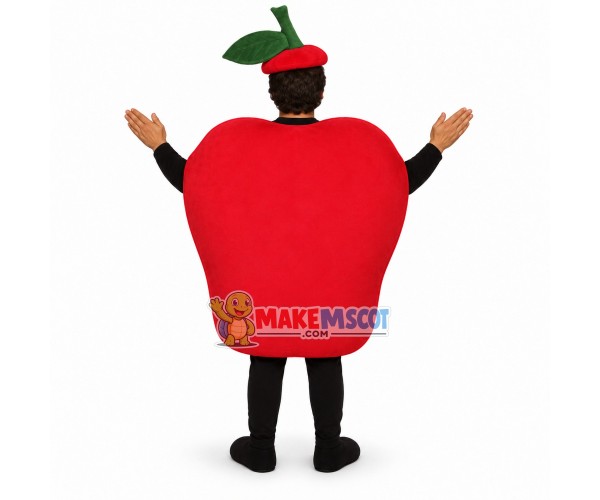 Deluxe Cartoon Red Delicious Apple Lightweight Mascot Costume Deluxe Cartoon Red Delicious Apple Lightweight Mascot Costume