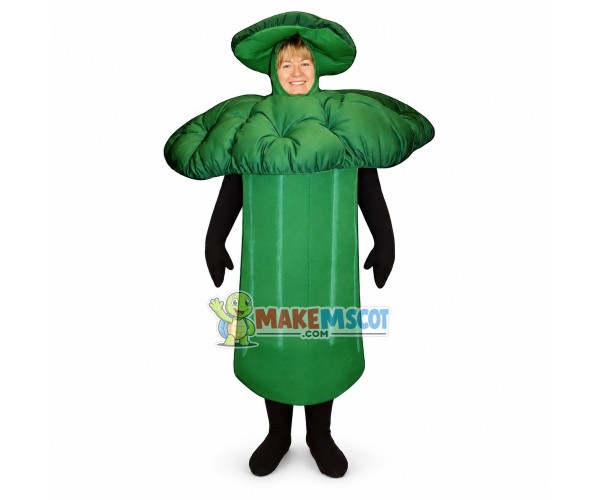 Deluxe Broccoli Lightweight Mascot Adult Costume Deluxe Broccoli Lightweight Mascot Adult Costume