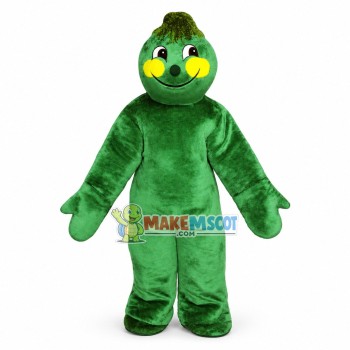 Cartoon Brussel Sprout Man Mascot Costume Cartoon Brussel Sprout Man Mascot Costume