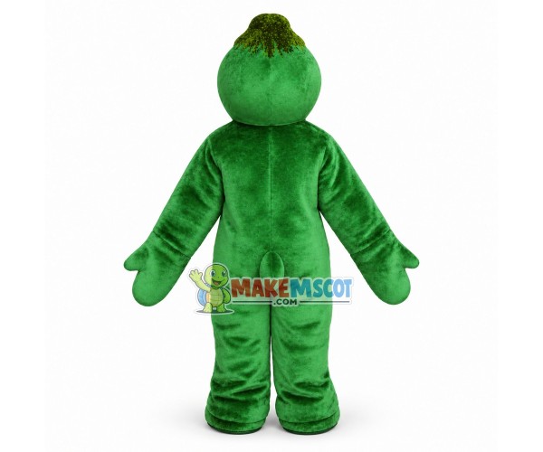 Cartoon Brussel Sprout Man Mascot Costume Cartoon Brussel Sprout Man Mascot Costume