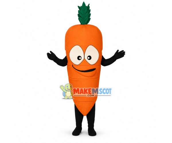 Deluxe Cartoon Carrot Lightweight Mascot Costume Deluxe Cartoon Carrot Lightweight Mascot Costume