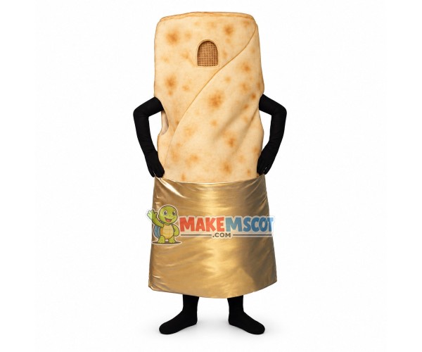 Deluxe Burrito Lightweight Mascot Costume Deluxe Burrito Lightweight Mascot Costume