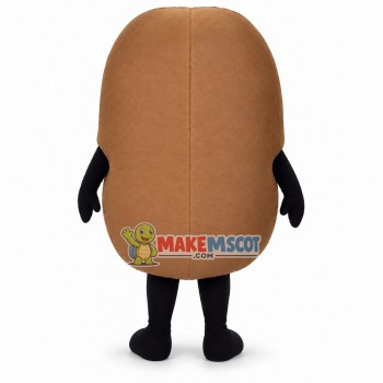 Huge Cartoon Coffee Bean Mascot Adult Costume Huge Cartoon Coffee Bean Mascot Adult Costume