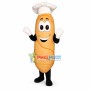 Adult Cartoon Chef French Bread Mascot Costume 