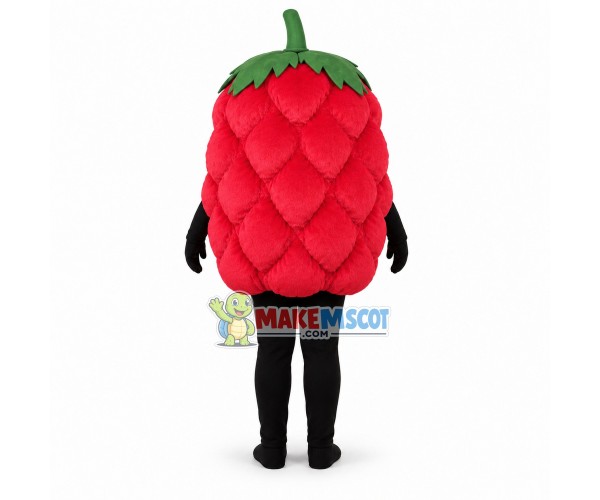 Deluxe Fresh Raspberry Mascot Costume Deluxe Fresh Raspberry Mascot Costume