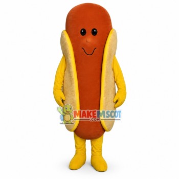 Deluxe Cartoon Hot Dog Lightweight Mascot Costume 