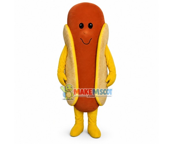 Deluxe Cartoon Hot Dog Lightweight Mascot Costume Deluxe Cartoon Hot Dog Lightweight Mascot Costume