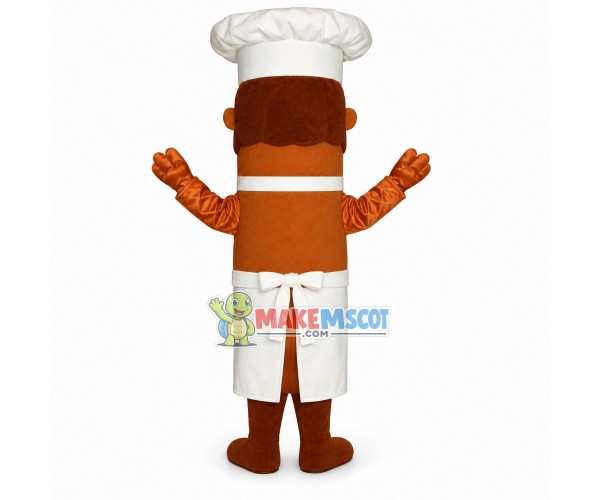 Chef Hot Dog Mascot Costume Chef Hot Dog Mascot Costume