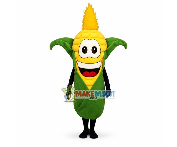 Deluxe Cartoon Corn Mascot Costume Deluxe Cartoon Corn Mascot Costume