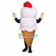 Deluxe Strawberry Ice Cream Double Scoop Mascot Costume Deluxe Strawberry Ice Cream Double Scoop Mascot Costume