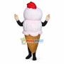 Deluxe Strawberry Ice Cream Double Scoop Mascot Costume 