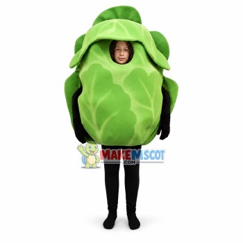 Deluxe Fresh Lceberg Lettuce Mascot Costume 