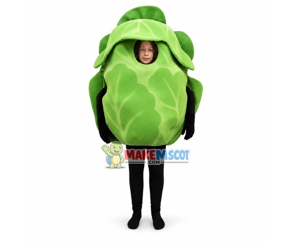 Deluxe Fresh Lceberg Lettuce Mascot Costume Deluxe Fresh Lceberg Lettuce Mascot Costume