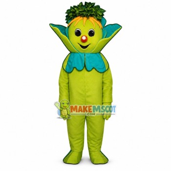 Cartoon Lenny Lettuce Man Mascot Costume Cartoon Lenny Lettuce Man Mascot Costume