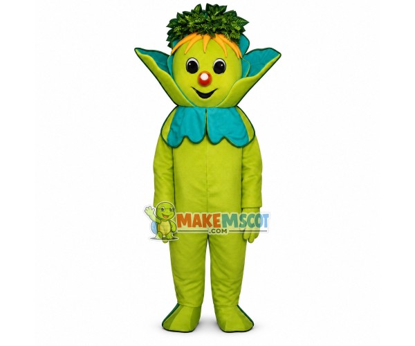 Cartoon Lenny Lettuce Man Mascot Costume Cartoon Lenny Lettuce Man Mascot Costume