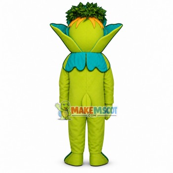 Cartoon Lenny Lettuce Man Mascot Costume Cartoon Lenny Lettuce Man Mascot Costume