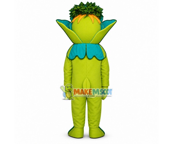 Cartoon Lenny Lettuce Man Mascot Costume Cartoon Lenny Lettuce Man Mascot Costume