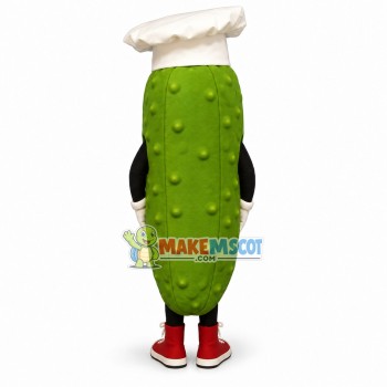 Deluxe Cartoon Chef Pickle Lightweight Mascot Costume Deluxe Cartoon Chef Pickle Lightweight Mascot Costume