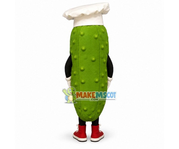 Deluxe Cartoon Chef Pickle Lightweight Mascot Costume Deluxe Cartoon Chef Pickle Lightweight Mascot Costume