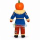 Scarecrow Pumpkin Head Mascot Costume	