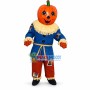 Scarecrow Pumpkin Head Mascot Costume	