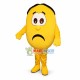 Sad Cartoon Sour Lemon Mascot Adult Costume Sad Cartoon Sour Lemon Mascot Adult Costume