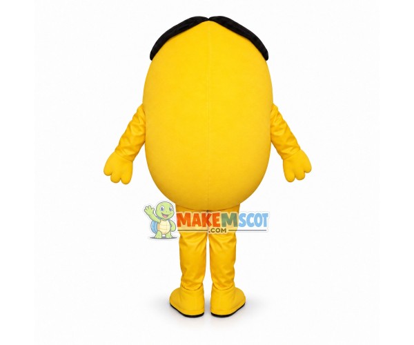 Sad Cartoon Sour Lemon Mascot Adult Costume Sad Cartoon Sour Lemon Mascot Adult Costume